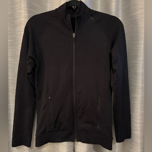 Lululemon Engineered Warmth Full Zip Mens Black Jacket Like New Layer Size XS - Picture 3 of 8
